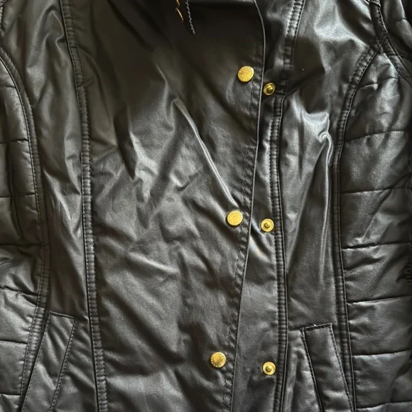Barbour Black Utility Jacket Waxed Finish - Picture 3 of 9